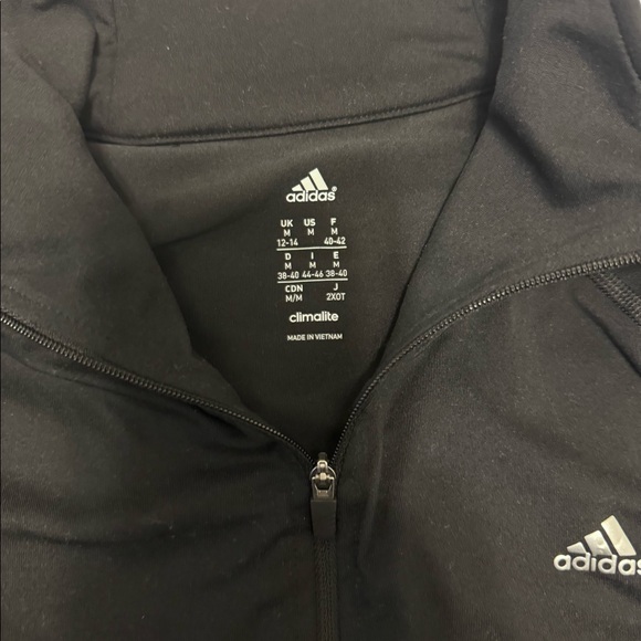 Adidas half zip Climalite top - Picture 2 of 3